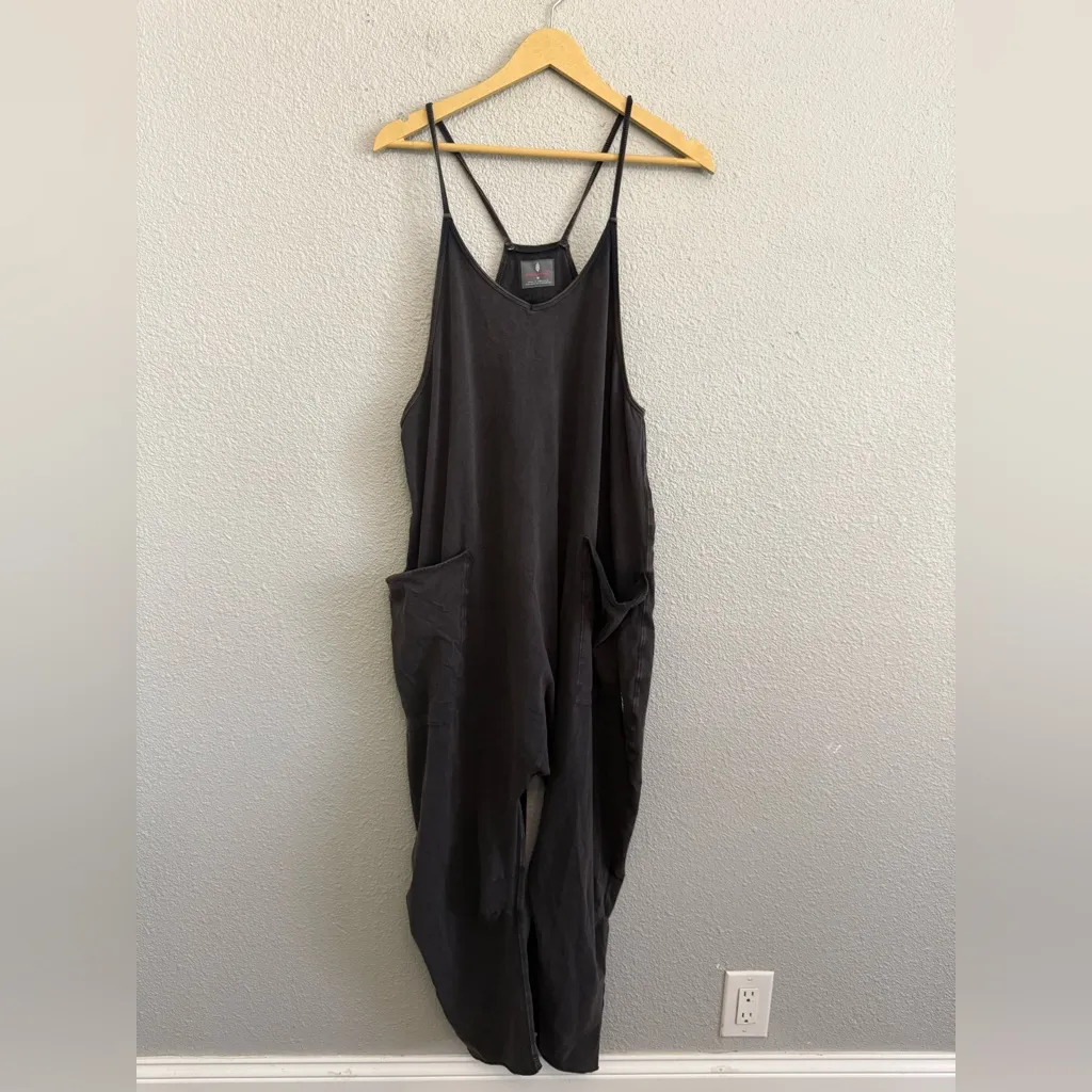 Free People Movement Hotshot Onesie Size Medium Black - Image 2