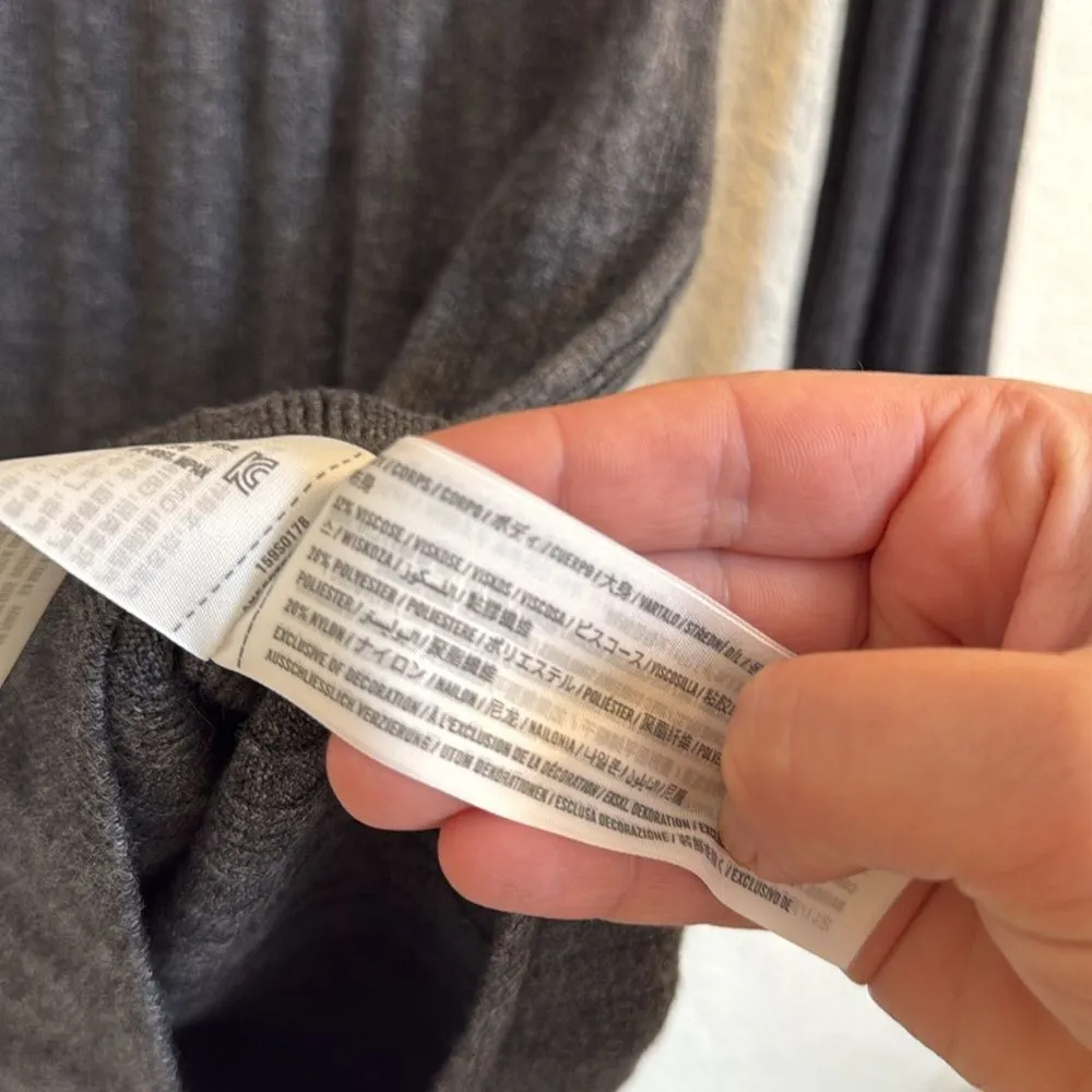 Abercrombie ribbed long sleeve mini dress NWT - Image 6