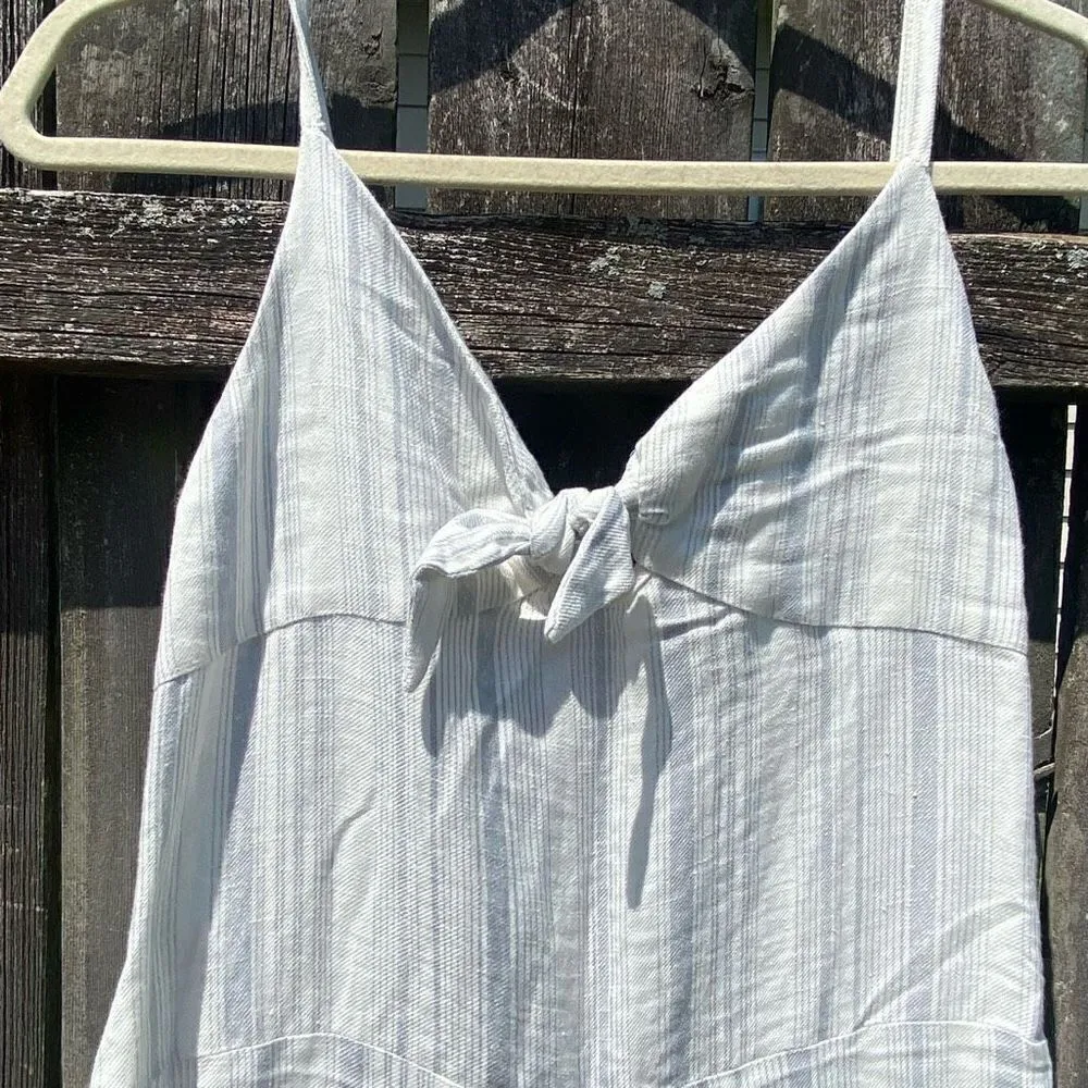 Chaser Beachy Linen Striped Jumpsuit NWT | M‎ - Image 4