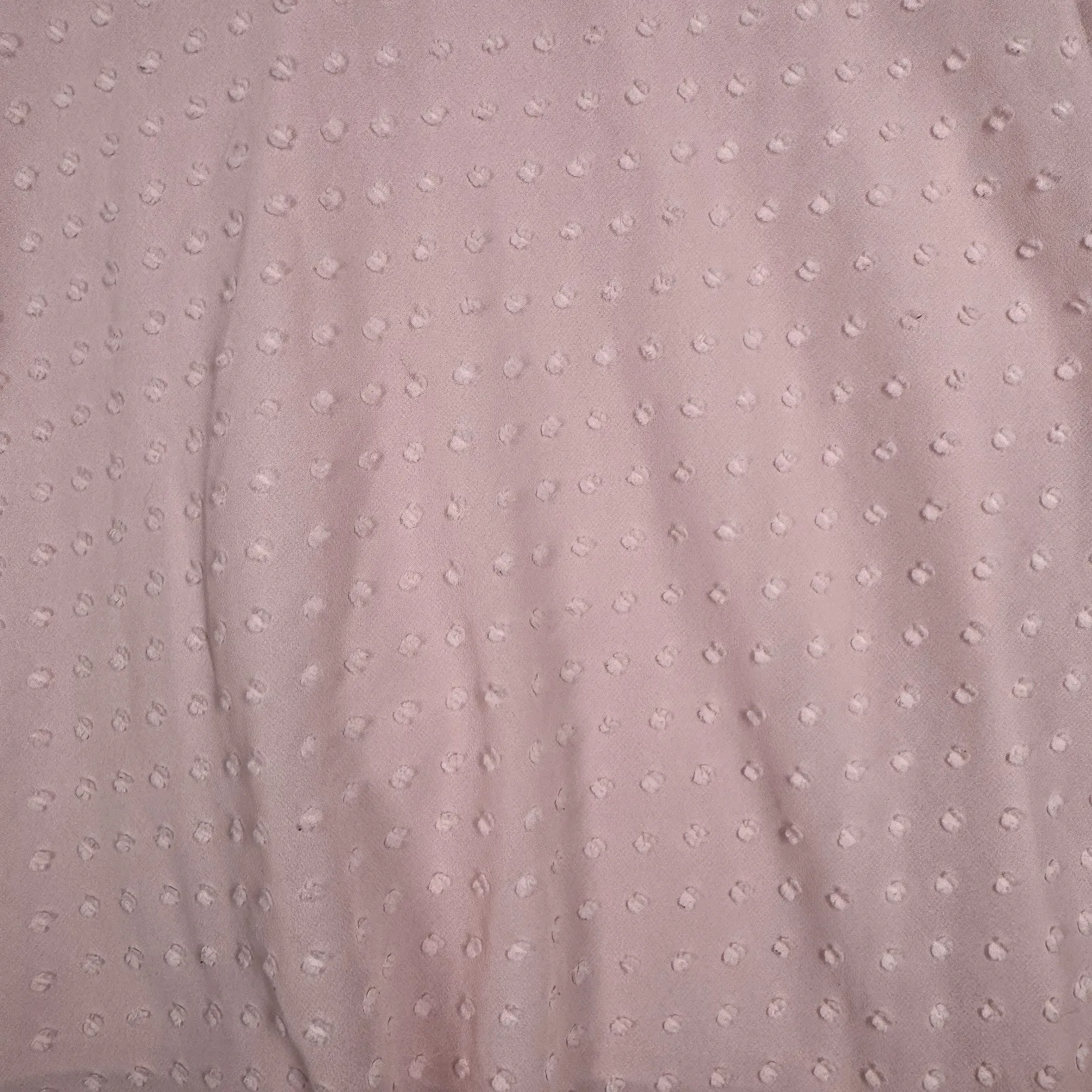 IZ Byer‎ Shirt Womens XL Pink Swiss Dot Ruffle Feminine Office Vintage 2000s Y2K - Image 5