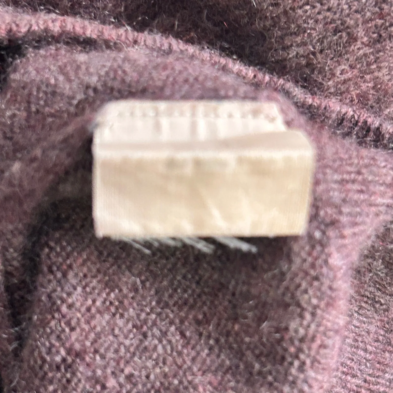 J Crew Vintage Y2K Cashmere Sweater Plum Purple Small - Image 11