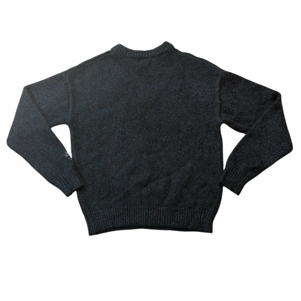 Sundance Charcoal Gray Heart Sweater - Image 2