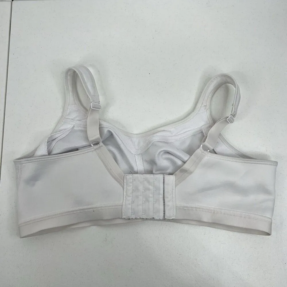 Playtex Size 40DD 18 Hour Active Breathable Comfort Wireless Bra 4159 Full Cover White - Image 5
