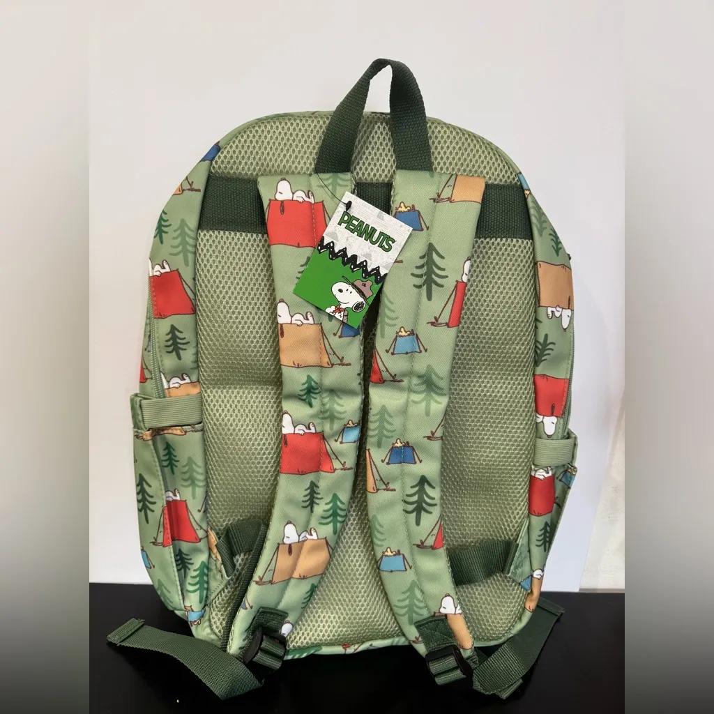 Peanuts Snoopy Beagle Scouts Camping Multi-Pocket Backpack - Image 5