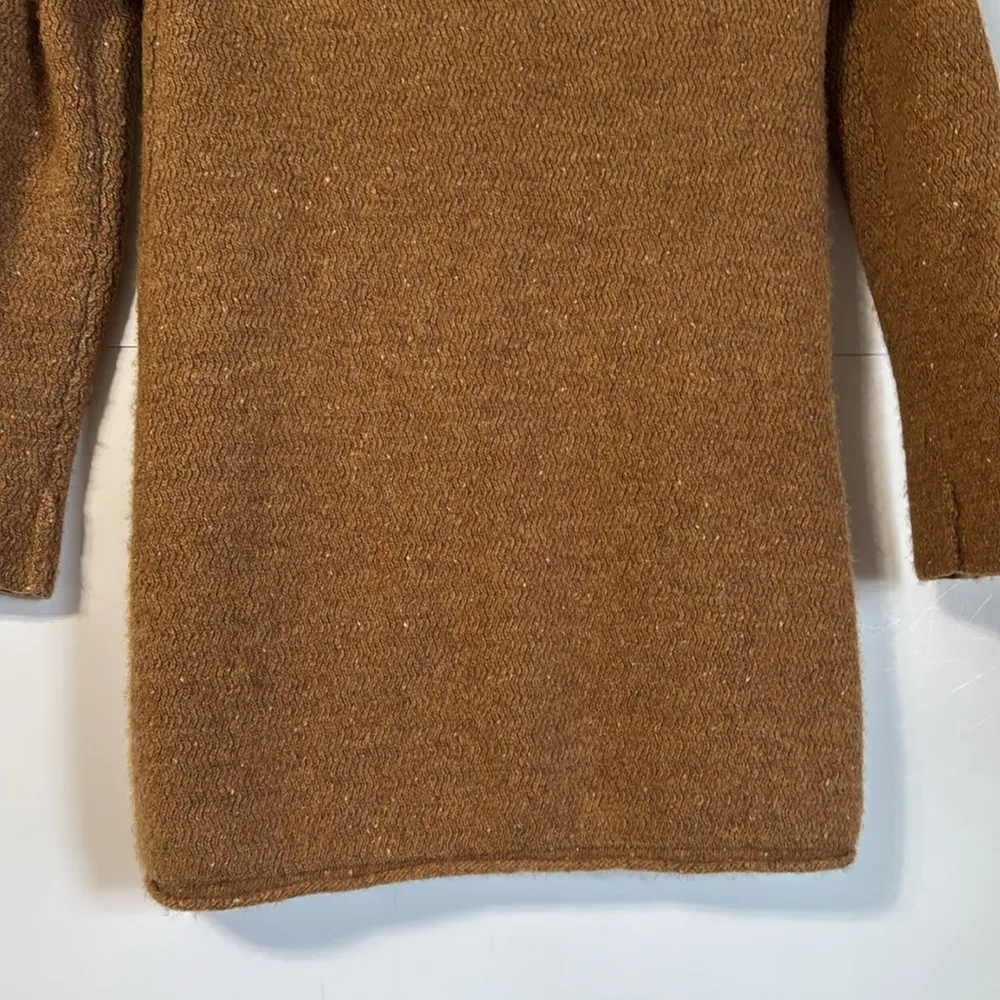 J. Crew Mercantile Donegal Wool Blend Brown Sweater Coat Size XXS - Image 8