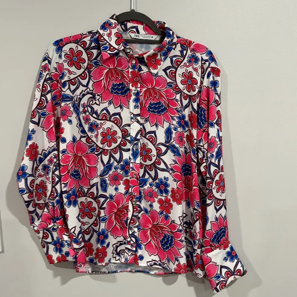 Zara button down silky shirt 8514/168/330 - Image 5