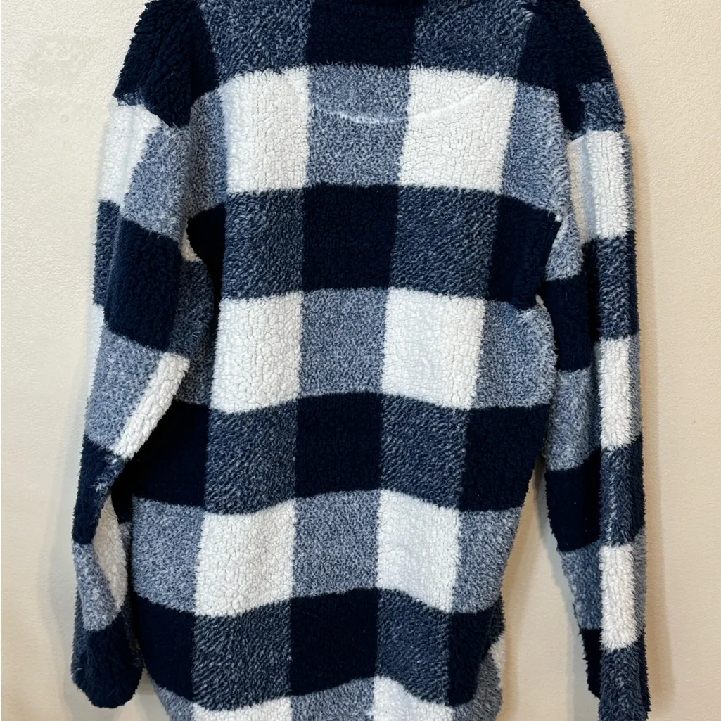 Buffalo Sabers Fleece Zip Up Blue Size XL - Image 2