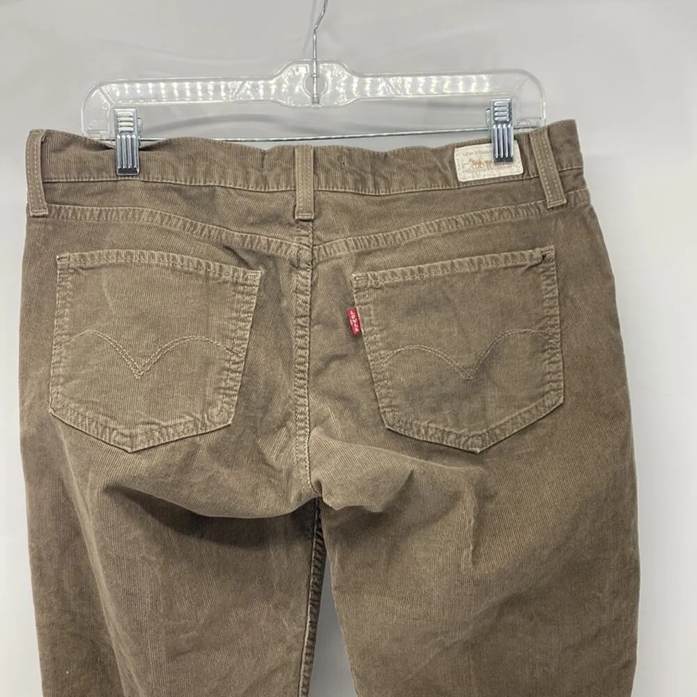 Levi’s 524 too super low corduroy skinny pants casual office comfy 30x30 - Image 4