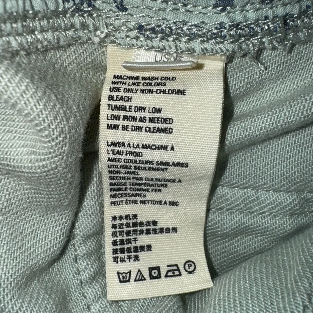 Free People We The Free Women’s Pants Paloma Slouchy Barrel Leg Green Size 25 - Image 9