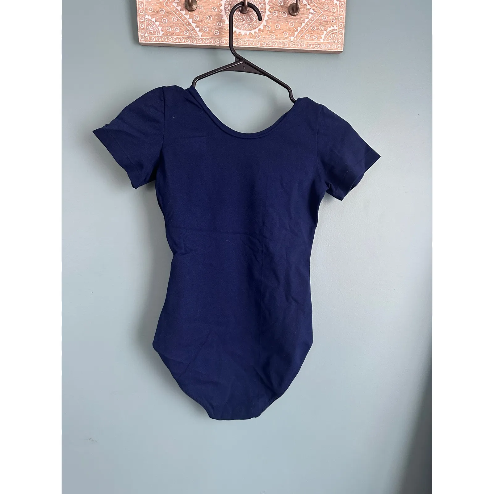 Vintage Wrangler Blue One Piece Bodysuit Leotard - Image 3