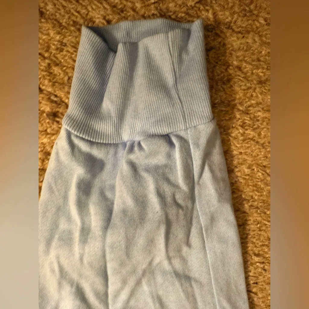 Colsie Baby Blue Winter Holiday Fleece Lounge Jogger Drawstring Pants - Image 4