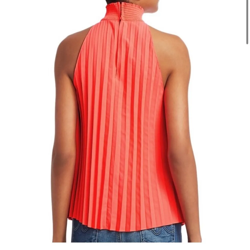 A.L.C. Imani Mock Neck Sleeveless Orange Tank -Size 2 - Image 2