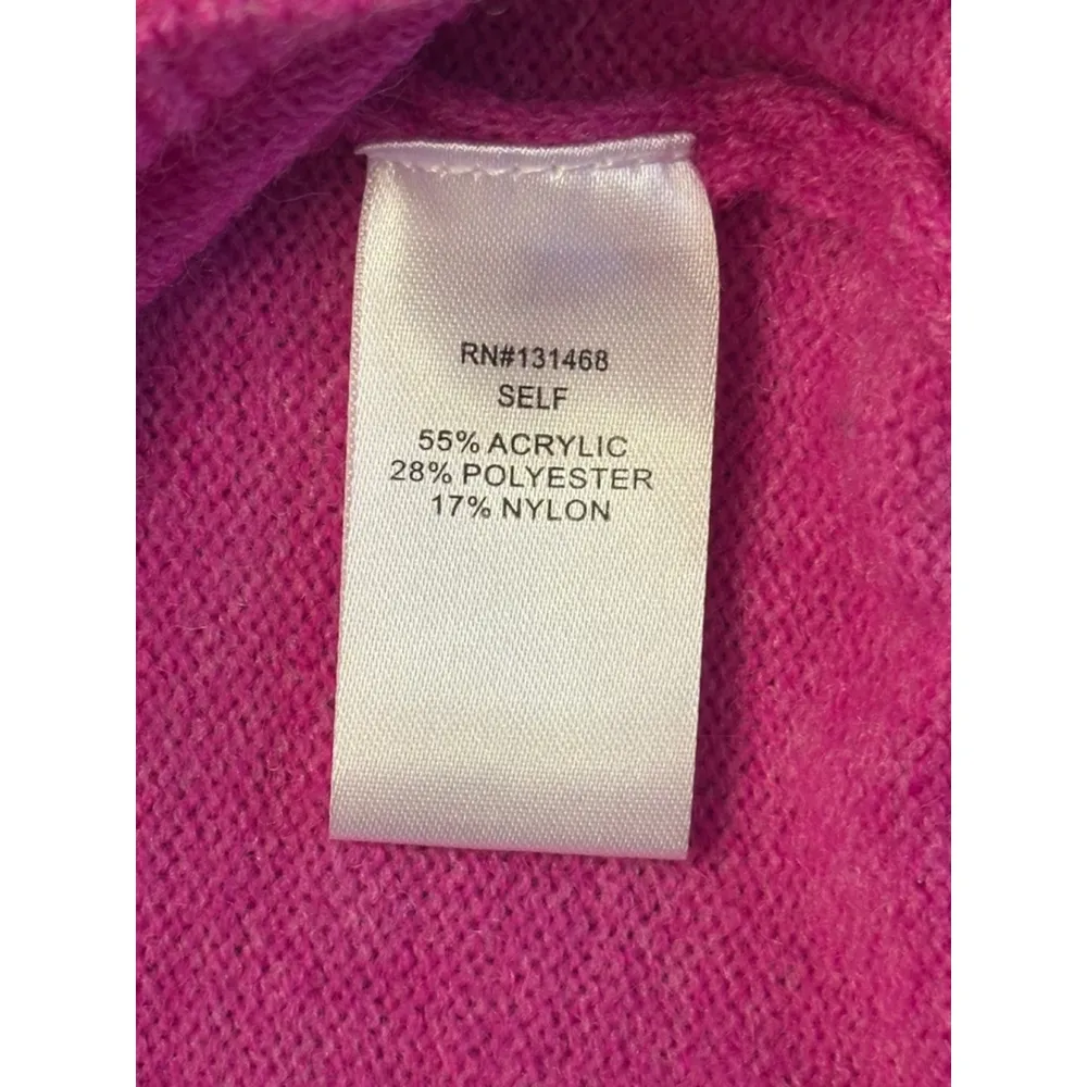 NWT Fate Extra Large Ruffle Sweater Dress Pink Size XL - Image 10