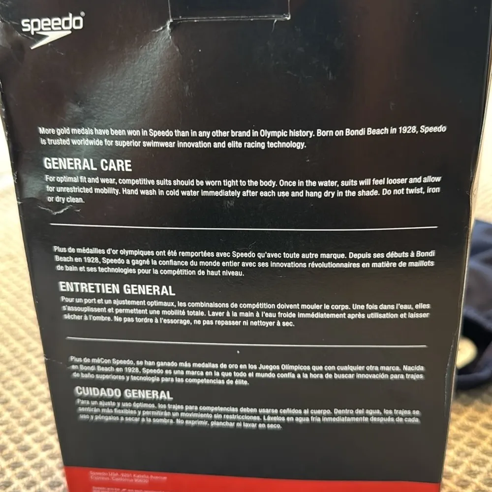 - Women's Solid Super Proback One Piece Blue - 6/32 nwt - Image 10