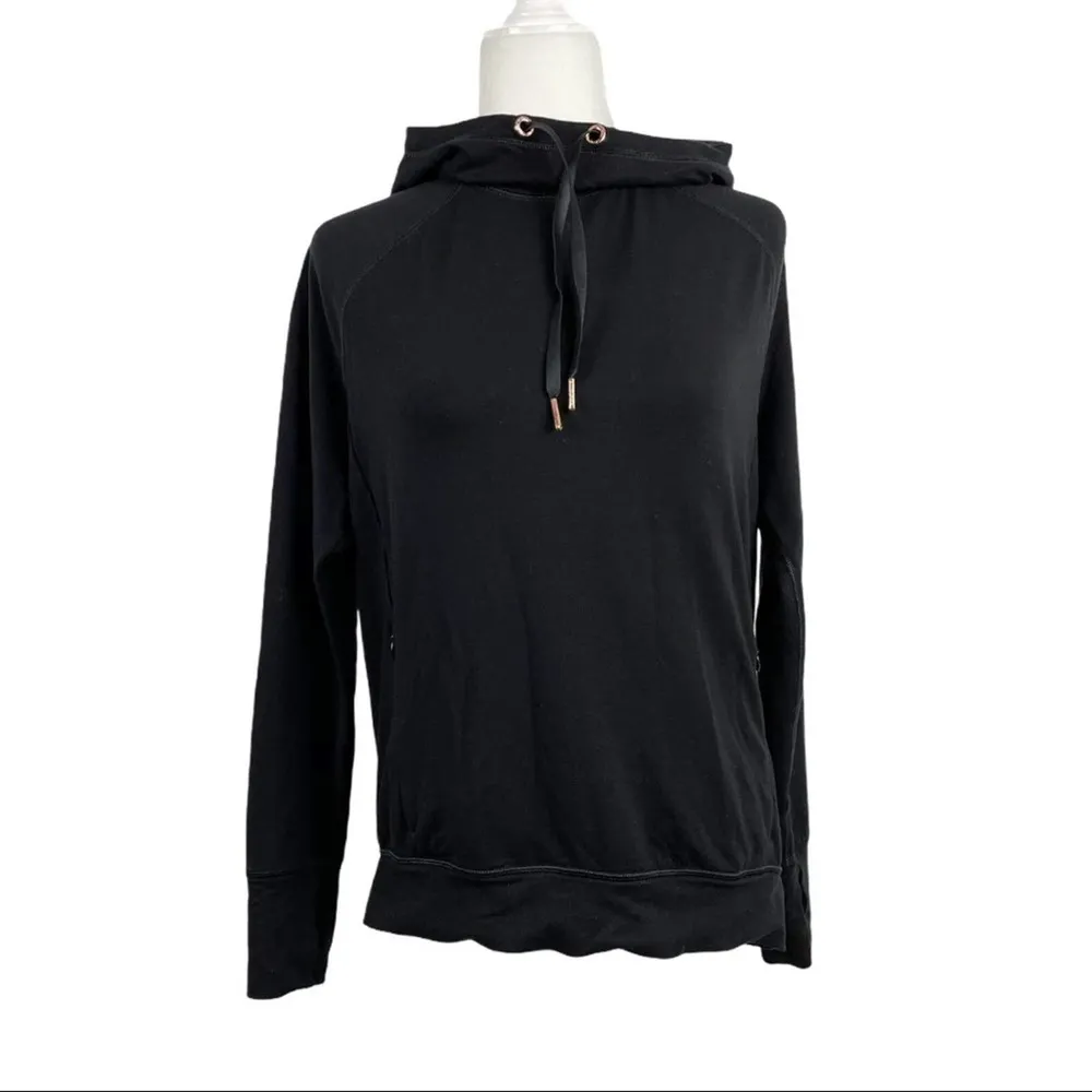 Sweaty Betty Rhythm Merino Black Hoodie Size Small - Image 4