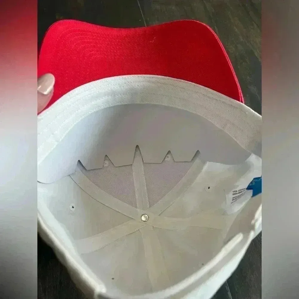 Prince Pickleball Cap White Red‎ Adjustable Sports Hat - Image 5