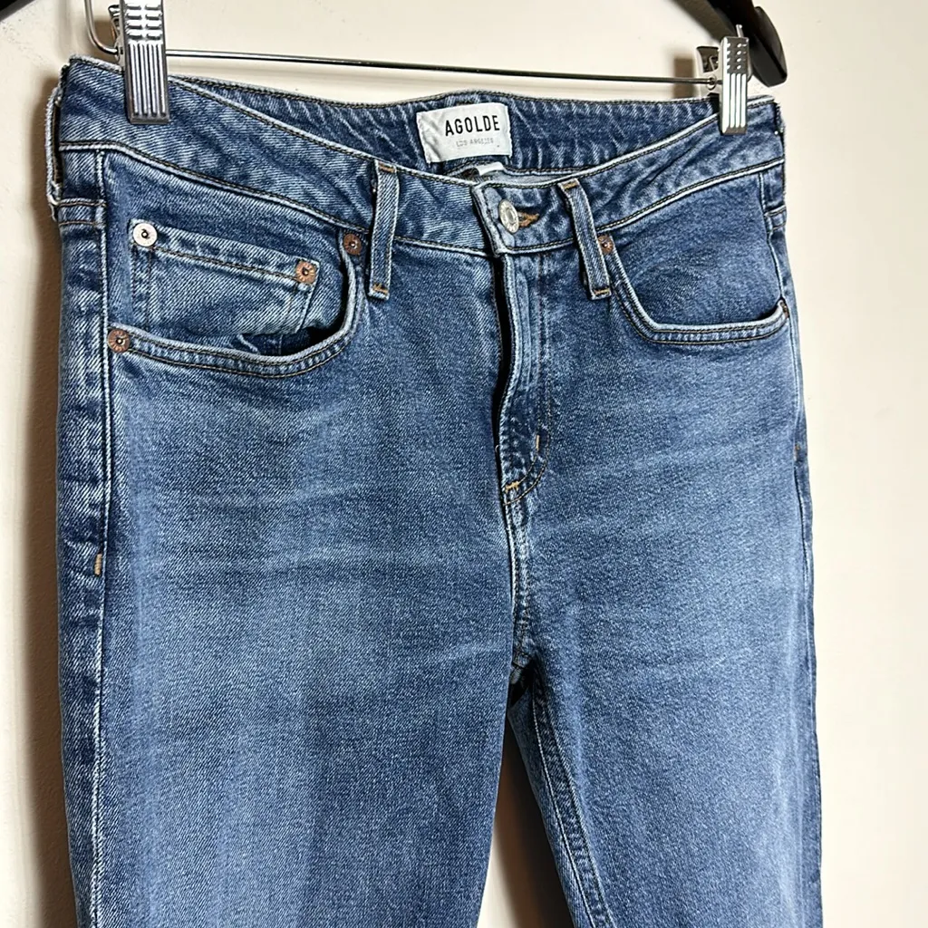 AGOLDE  Devon Low Rise Stovepipe‎ Denim Jeans - Image 5