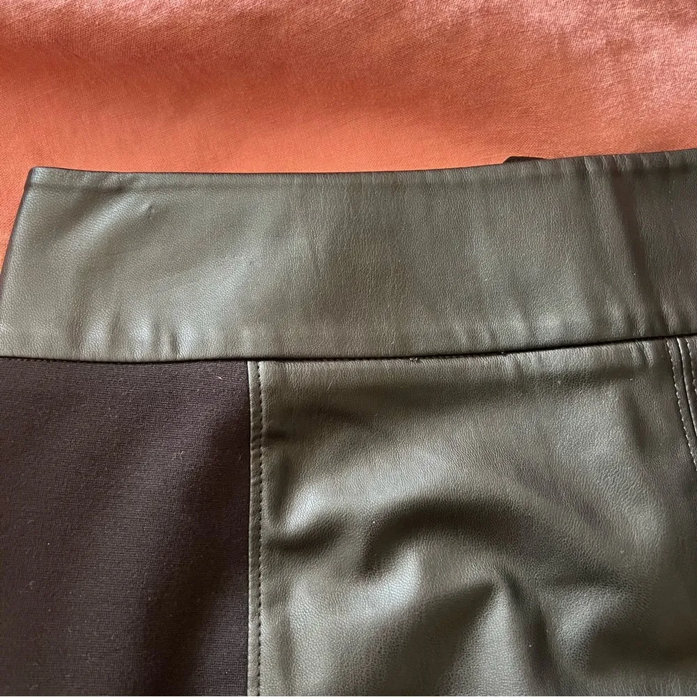 Black Cabi Miranda pleather skirt - Image 3