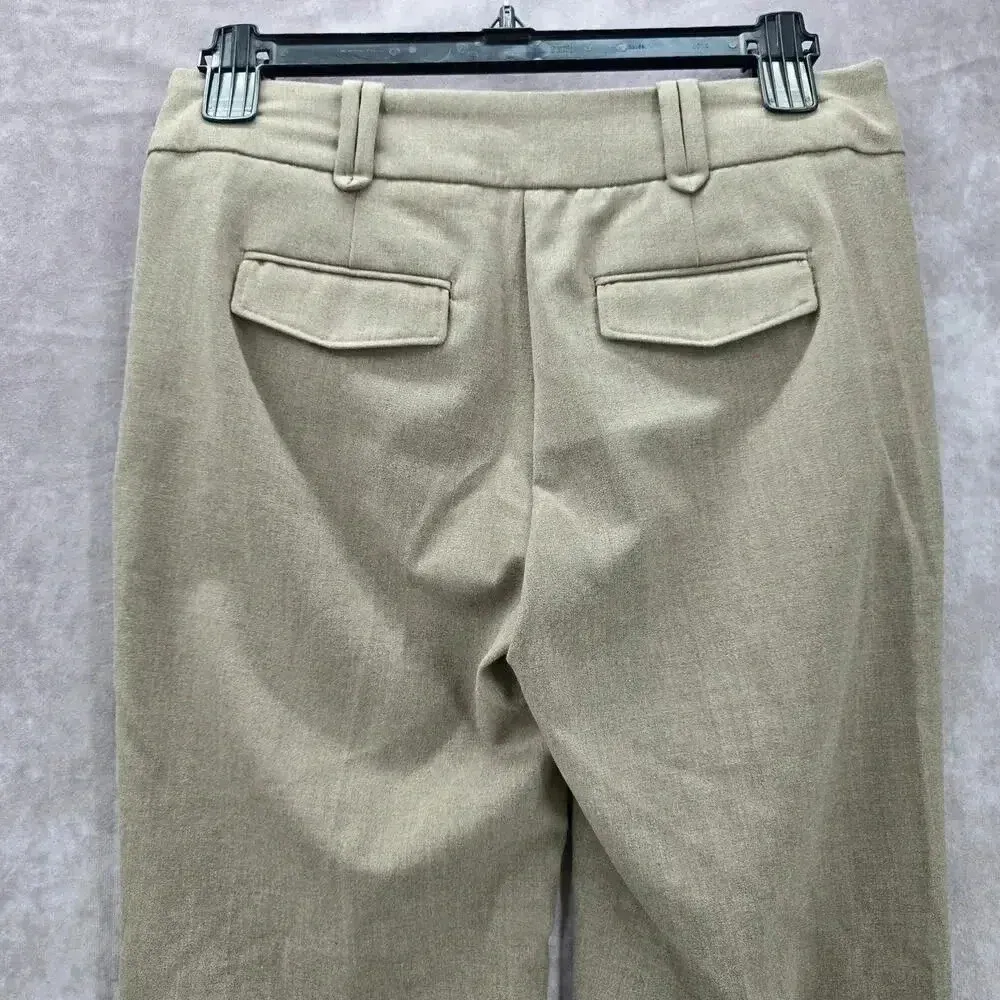 Daisy Fuentes Petites Tan Khaki Wide Leg Pants Size 0P - Image 5