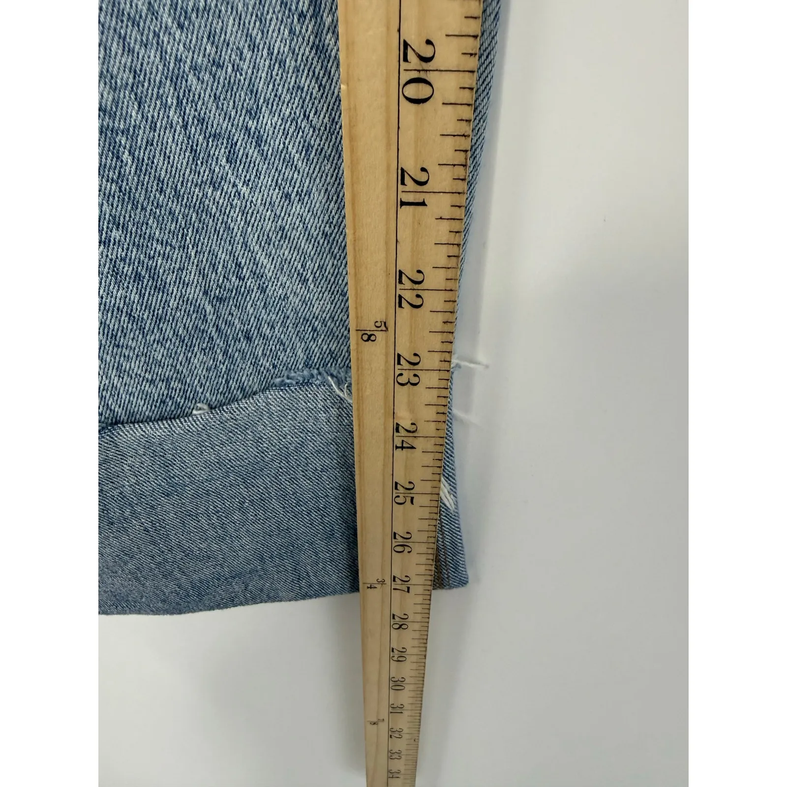 Banana Republic Cuffed Slouch Boyfriend Jeans 26/2 Acid Stone Wash Medium - Image 7