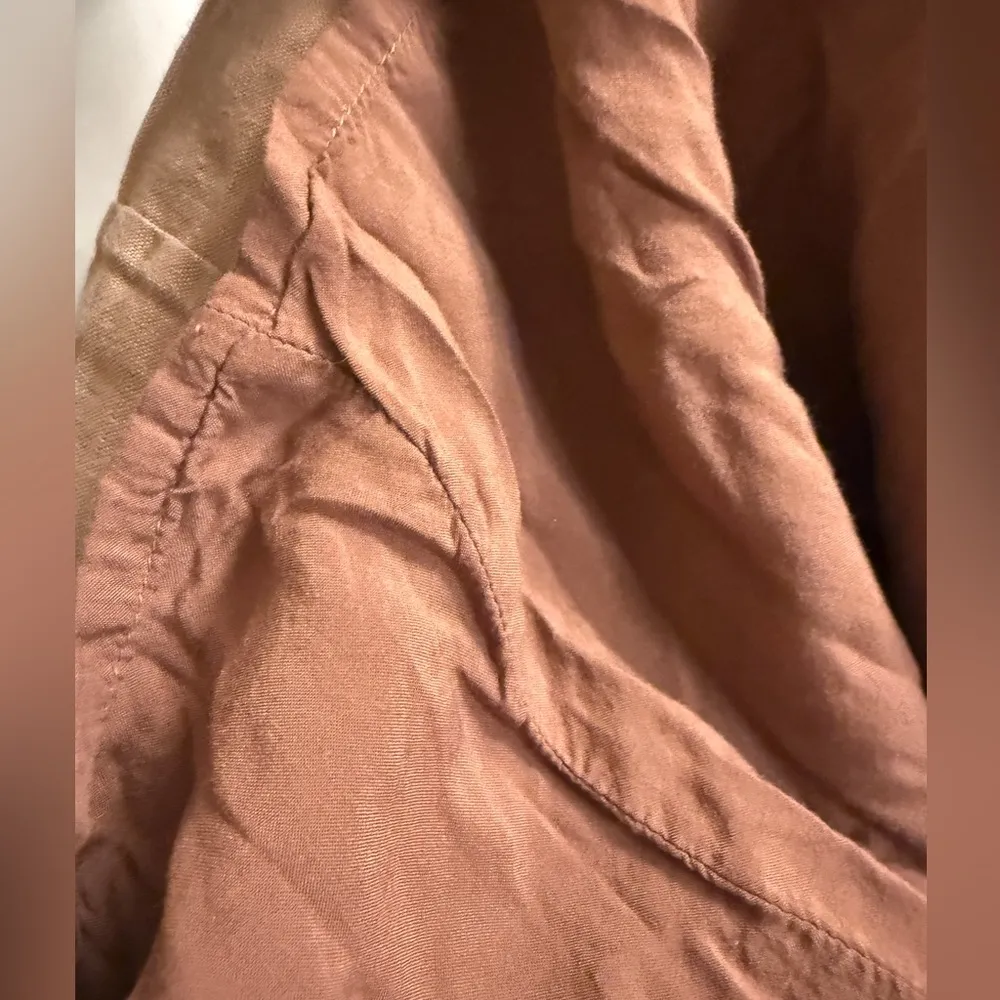Wilfred ARITZIA Ducharme Button Down Linen Dress Brown Size 4 - Image 7