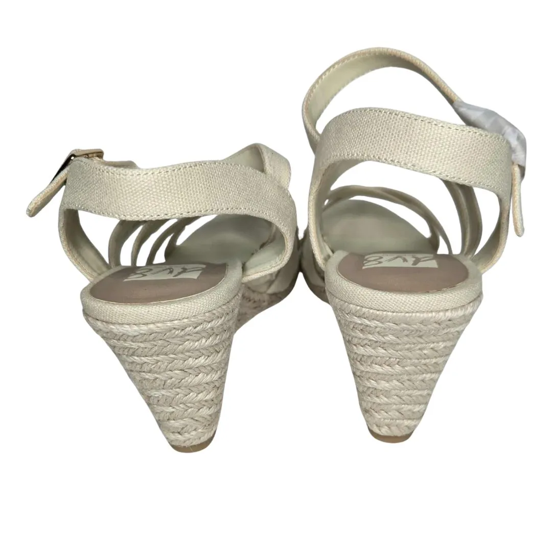DV8 by Dolve Vita Strappy Espadrille Wedge Slingback Sandal Size 8.5 NWOB Green - Image 2
