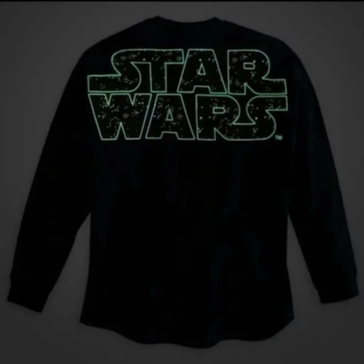 Disney parks ADULTS storm trooper spirit jersey GLOWS Xs - Image 3