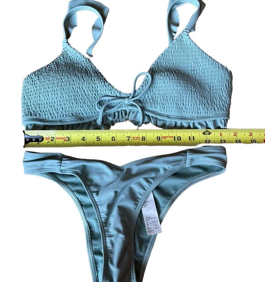 Hollister Olive Green Bikini Size XS/M - Image 10