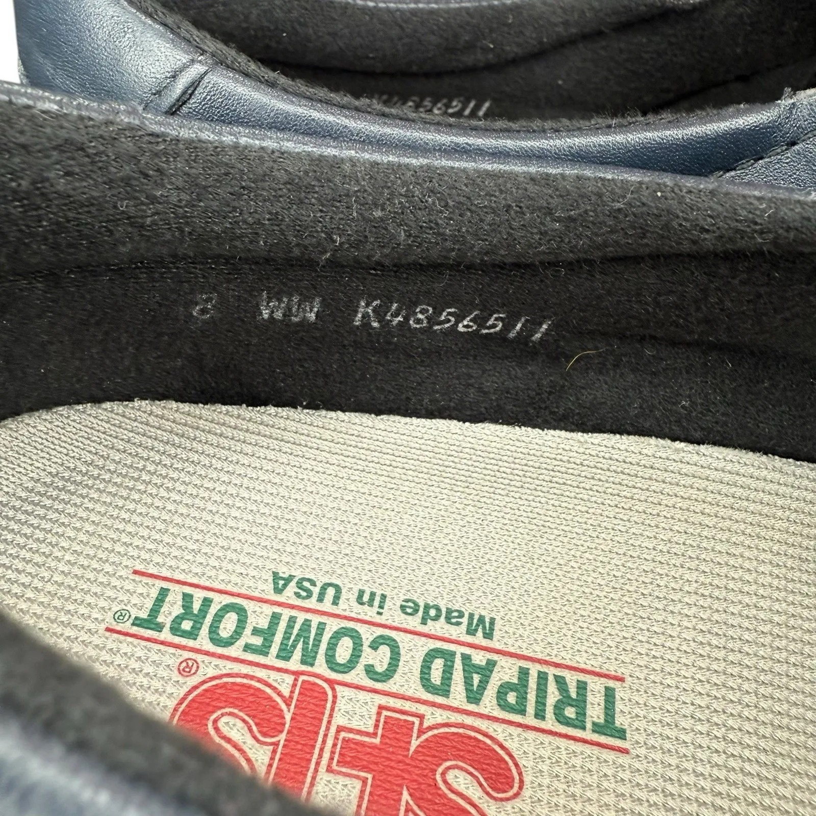 New SAS Women's Shoes Roamer Navy EZ Strap 8 WW Tripad Comfort Leather USA‎ Made Blue - Image 8