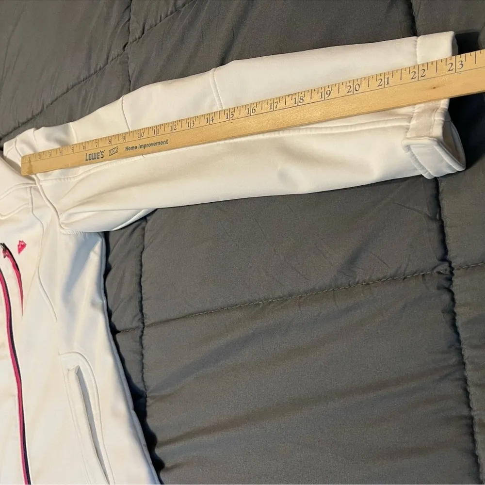 Snozu Performance Jacket Full Zip White Soft Ladies Size Medium*READ* - Image 7