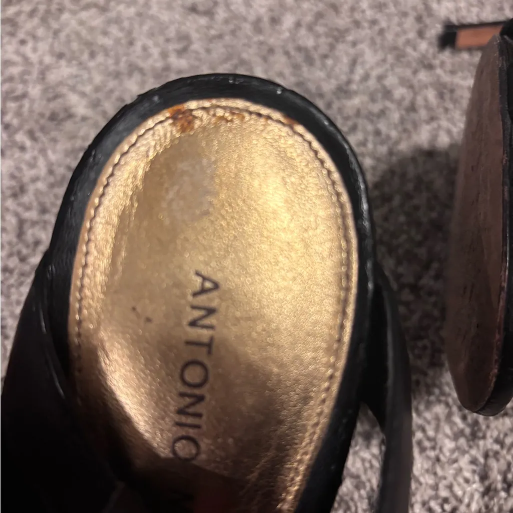 ANTONIO MELANI Black Strappy Heels for Special Occasions - Image 10