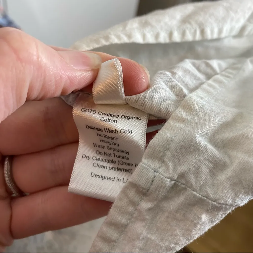 St. Roche Auberon Midi Dress Size 10 Organic‎ Cotton Coastal Beachy Vacation Pink - Image 9