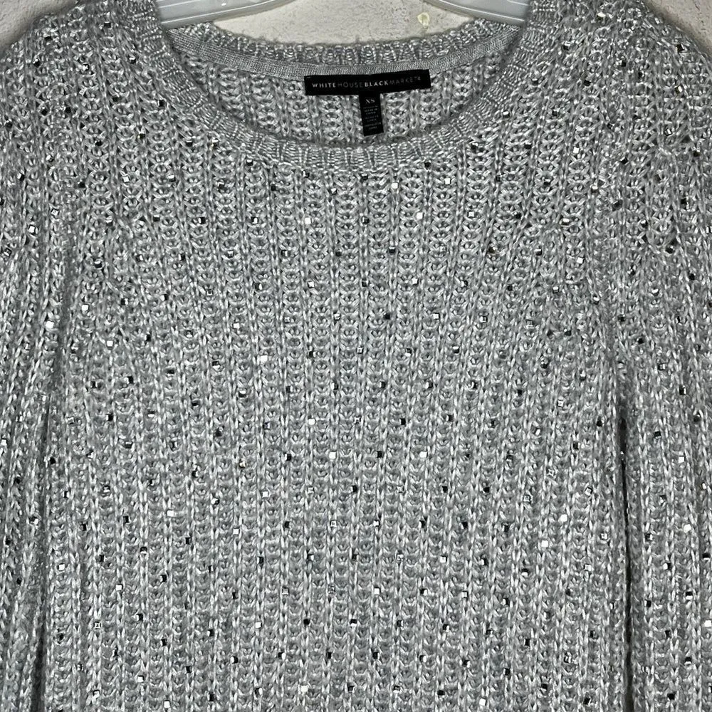 White House Black Market Sparkly Sweater - Image 2