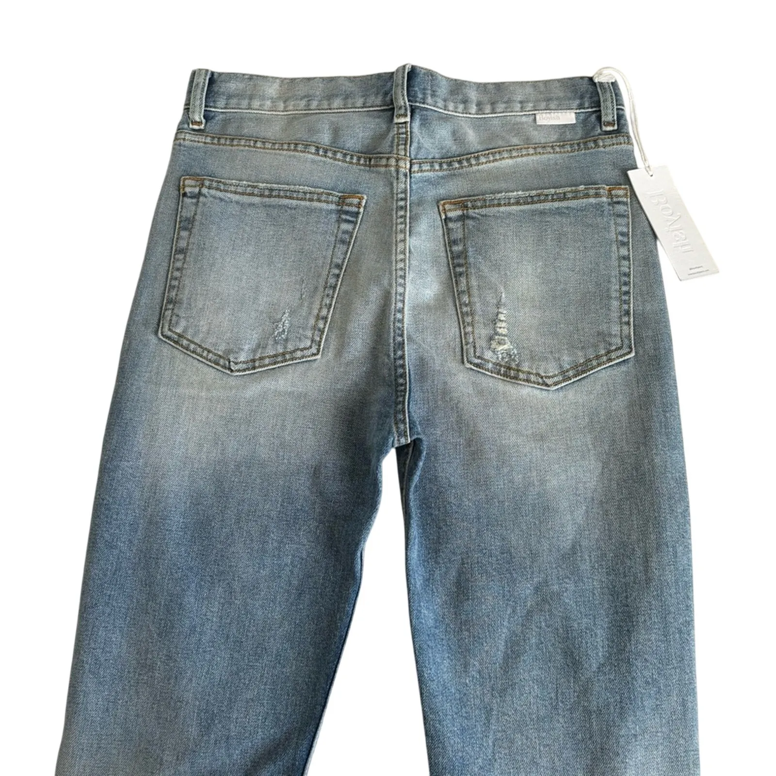 Revolve Boyish The Zachary Penny Serenade High Waist Stretch Skinny Jeans Sz 27 - Image 9