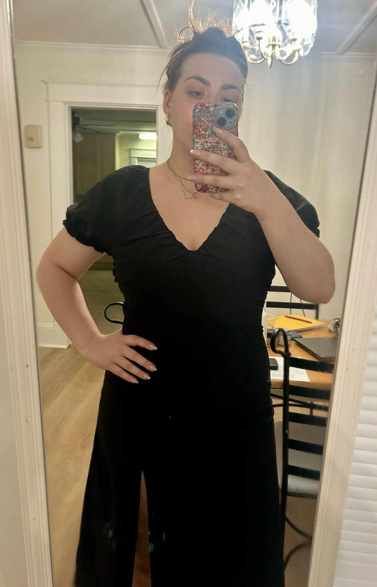 Amazon Black Midi Dress  - Image 2