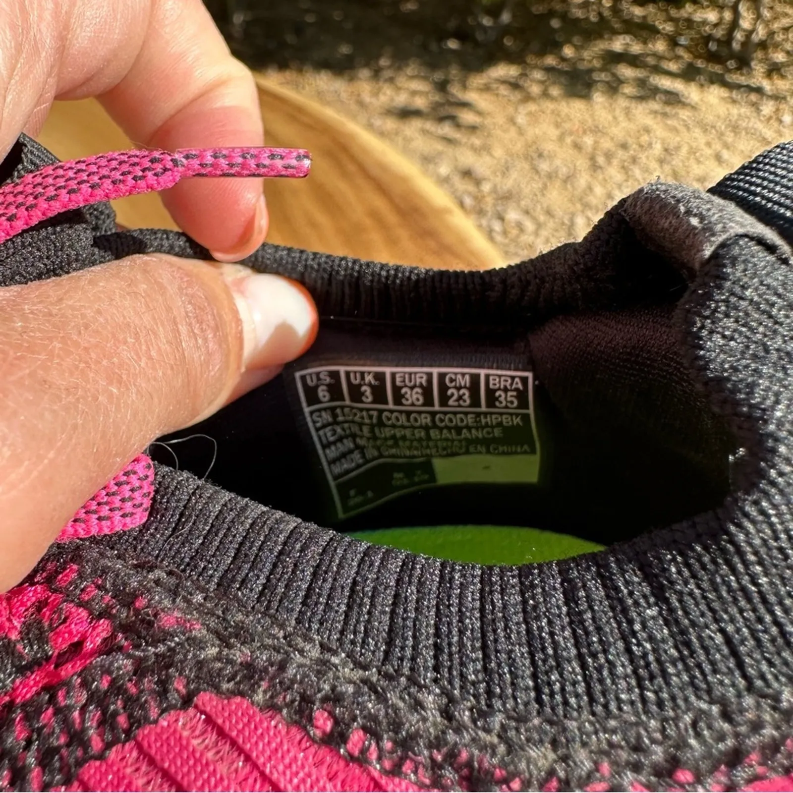 SKECHERS Women's Size 6 GOrun HORIZON Athletic Running Walking Sneaker Pink - Image 6