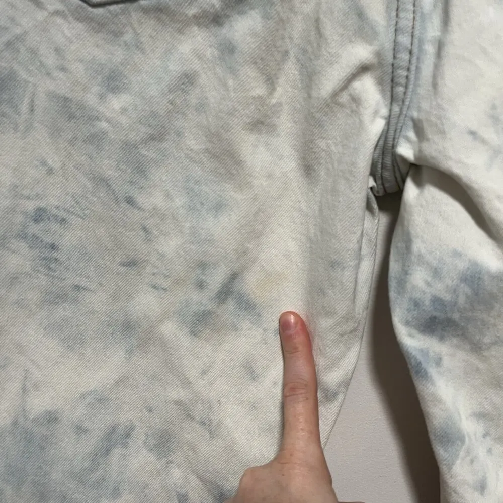 Re/Done 90s High Rise Loose Sunbleached Acid Wash‎ Jeans Size 27 - Image 8