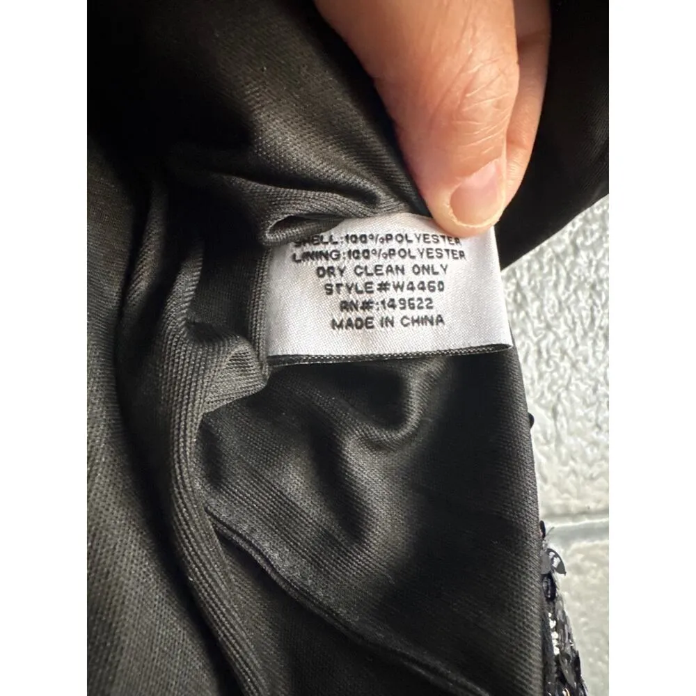 Women's Walter Baker Gatsby Josette Embellished Mesh Pencil Gypsy Skirt size 4 - Image 7