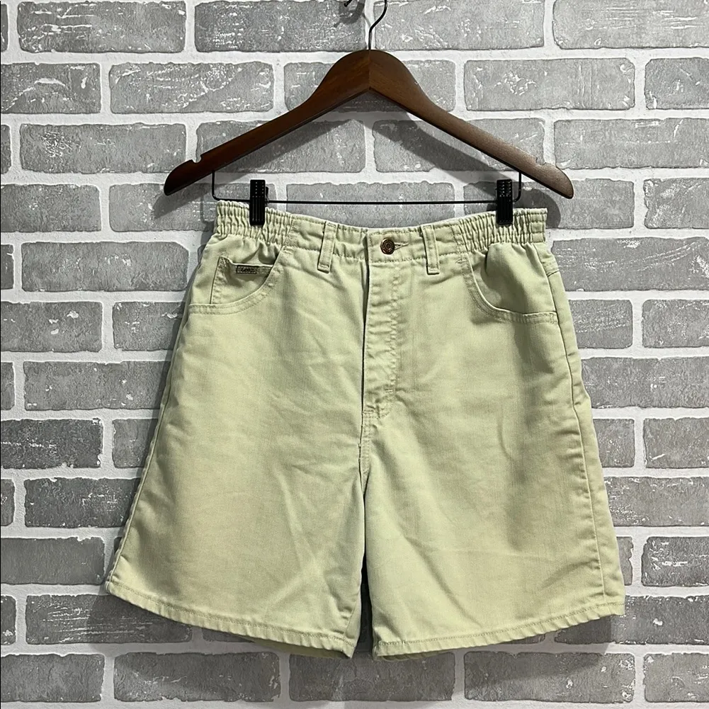 Vintage LEE At The Waist Flat Front Shorts Casual Wear Womens Size Medium/10 - Image 2