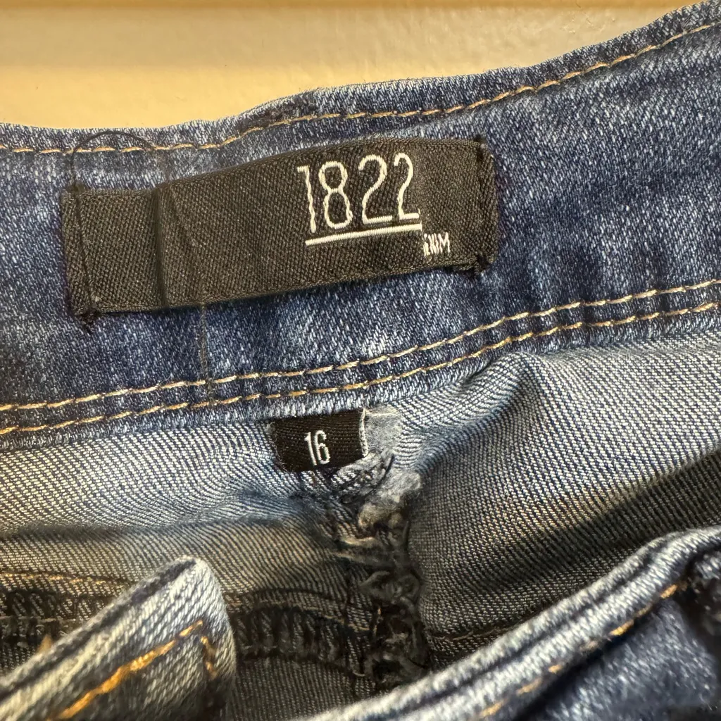1822 Denim Dark Blue Skinny Jeans - Image 3