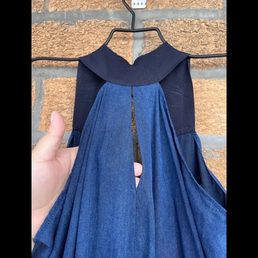 Zero + Maria Cornejo denim dress size 4 Blue - Image 9