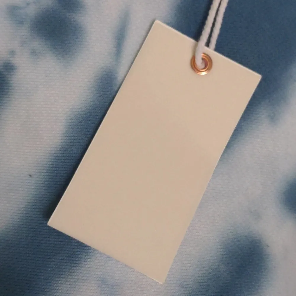 Good American Hoodie Sweatshirt Blue White Tie Dye Long Sleeve USA 2 (M) New - Image 10