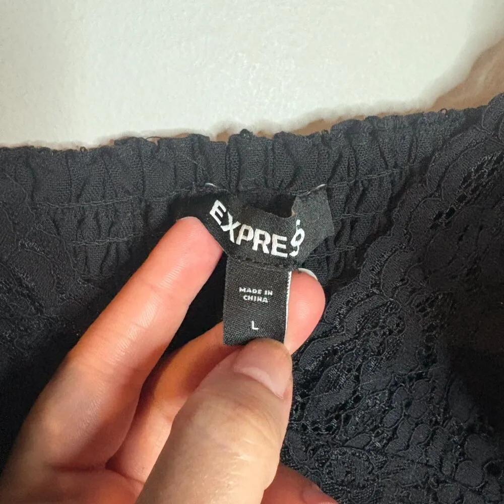 Express black lacy bodysuit - Image 3