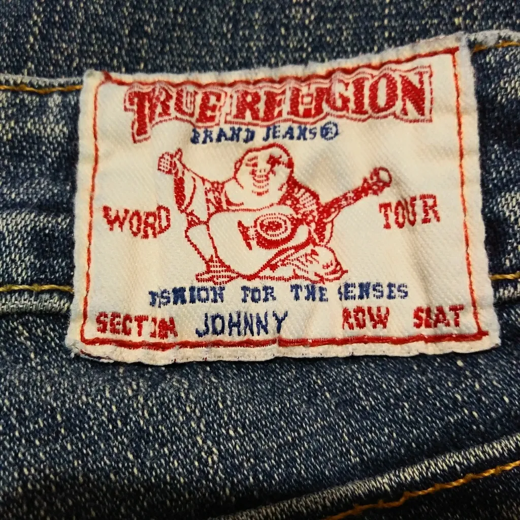 True religion  skinny section johnny raw seat :BOXE4: - Image 6