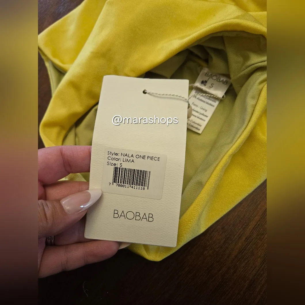 Baobab Nala One Piece Swimsuit Lima Yellow - Image 5