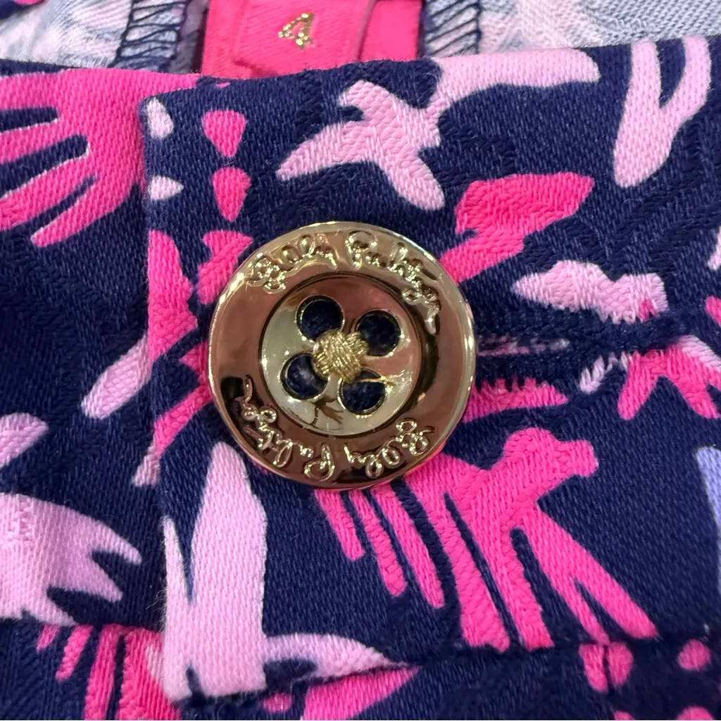 Lilly Pulitzer Kelly Skinny Ankle Pants Women’s 4 Bright Navy Swing Of Things - Image 6