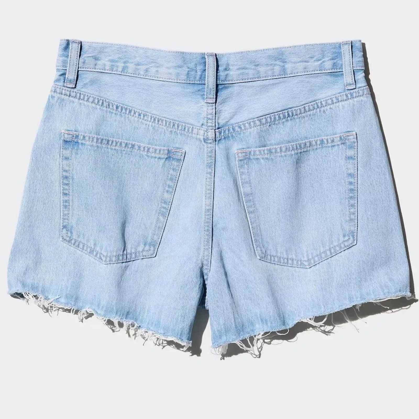 Uniqlo Denim Shorts | Distressed | 2.5" Inseam Light Blue Wash Size 29 - Image 3