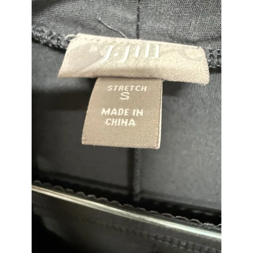 J. Jill Black Open Front Cardigan Lounge Pajama Set Size Small Comfort - Image 7