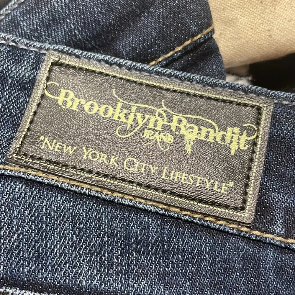 Brooklyn Bandit Low Rise Dark Blue Women's Jeans Waist 30" - Image 3