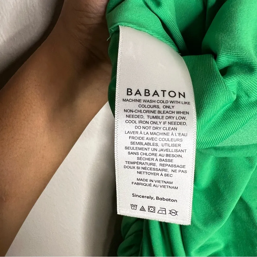 Aritzia Babaton Gehry High-Waisted Pull On Ruched Mini Pencil‎ Skirt - Image 8